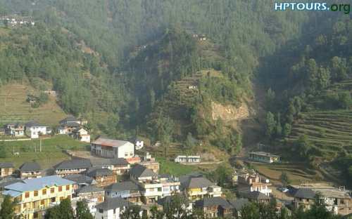 A View from Thunag Village , Saraj Valley Mandi District